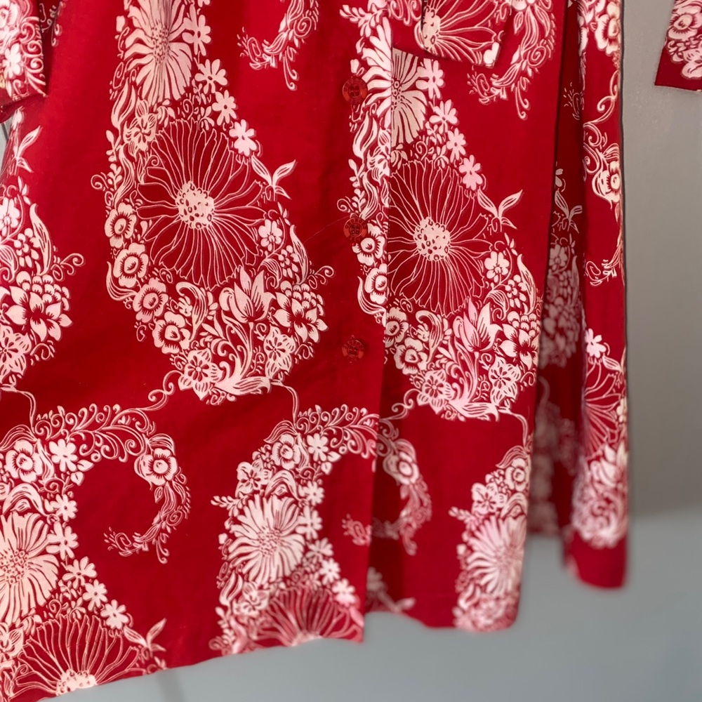 GEORGES RECH Y2k Vintage Bishop Sleeve Notched Collar Dress(can’t find anywhere) - Picture 5 of 10